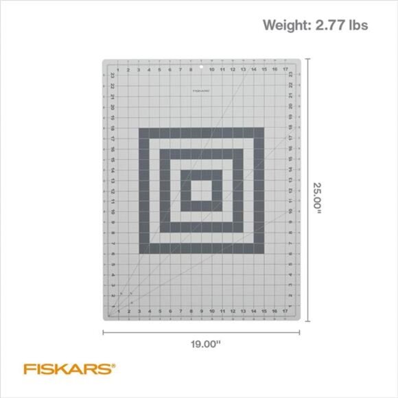 Fiskars Self Healing Cutting Mat for Quilting, Arts and Crafts, 18" x 24" Grid - Picture 5 of 7